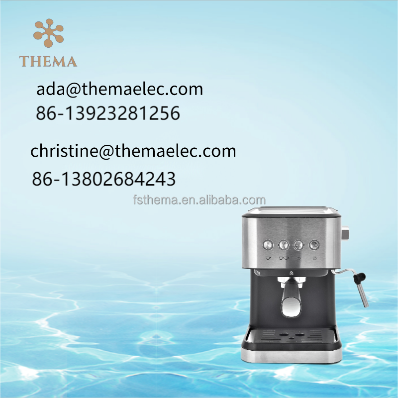 Thema CKD SKD Stainless Steel 20bar High Pressure Cappuccino Espresso Italian Coffee Maker Machine With Milk Foam Froth