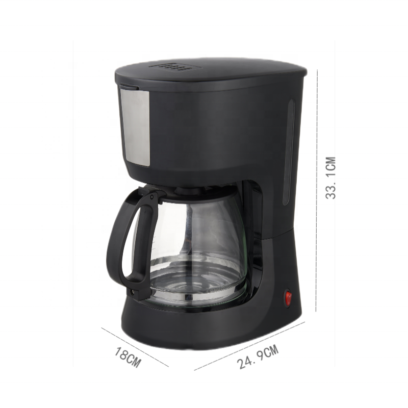 Thema Hot Sale Electrical Plastic Kepp Warm Function 100W 1.5L 10-12 Cup High Temperature Glass Jar Anti Drip Coffee Maker