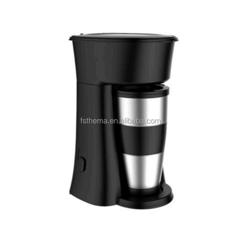 Thema CKD SKD Low Wattage Economic Gift Electric One Cup Singal Colourful Cute Mini Small Energy Save Drip Coffee Maker