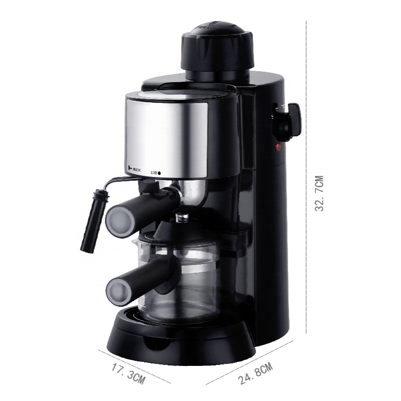 Thema Low Price 240ml 3.5bar Small Mini Cappuccino Espresso Italian Coffee Machine With Milk Foam Cream Maker