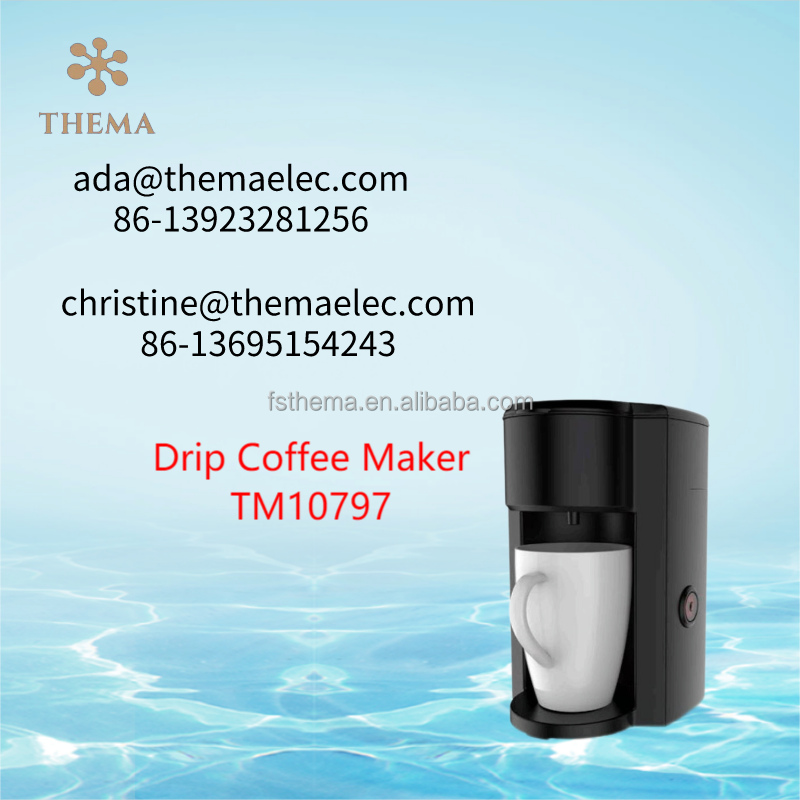 Thema CKD SKD Hot Sale Low Price Gift Electric One Cup Singal Colourful Cute Mini Small High Ceramic Cup Drip Coffee Maker