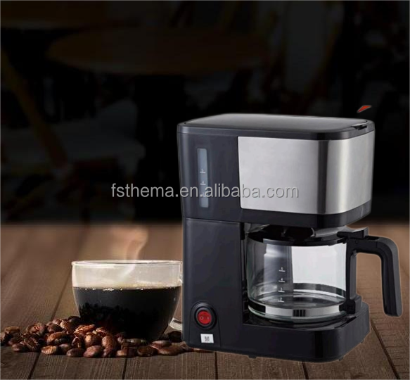 Economic Low Price Electric Keep Warm 0.6L 5 Cup High Temperature Glass Jar Low Wattage Energy Save Anti Drip Coffee Maker