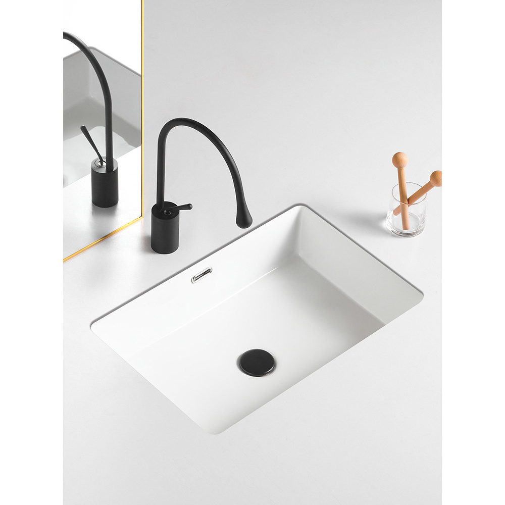 Modern Bathroom Wash Basin Environmental Protection Ceramic Wash Basin Synthetic Stone Bathroom Basin