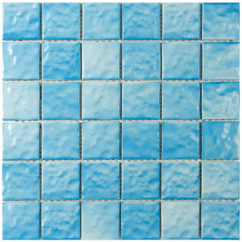 Cheap price ceramic mosaic tiles shape glass mosaic tile with competitive price for swimming pool decoration