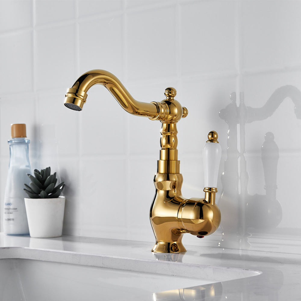 Single Handle Brass Water Bath Shower Mixer Taps Basin Faucet Economical Bathroom Faucets Basin Faucet