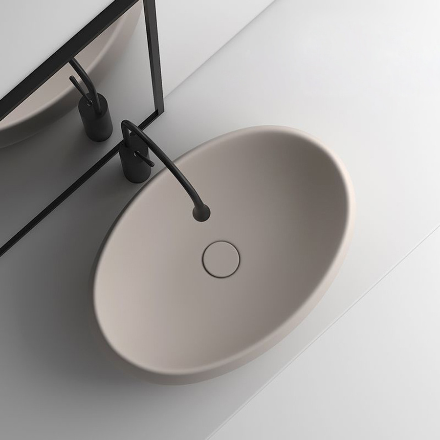 China factory porcelain bathroom washing basin art basin sink top ceramic sink lavatory basin with color