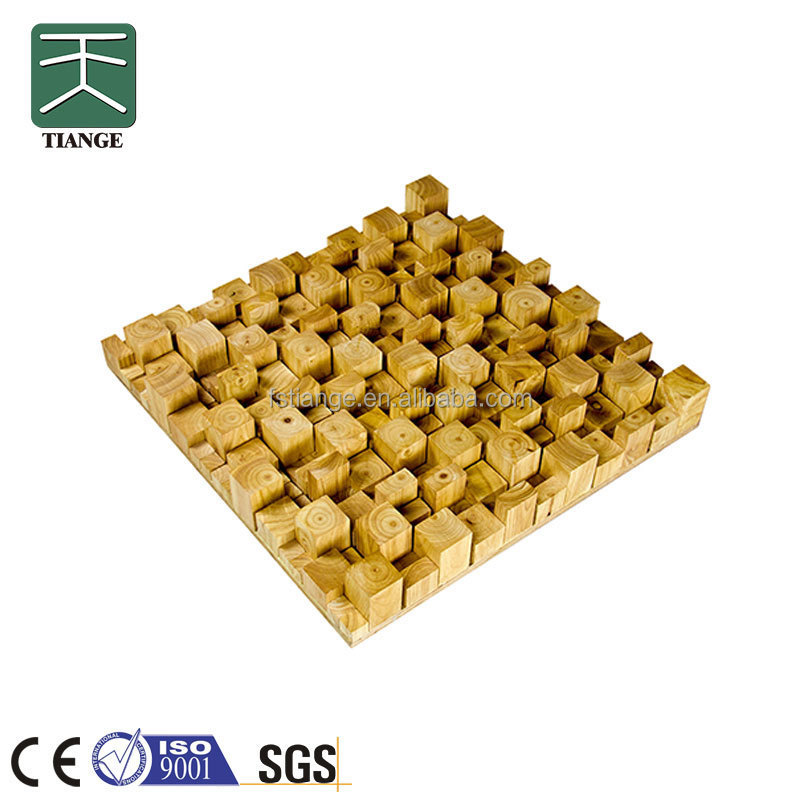 TianGe Acoustic Diffuser 3D Wood Panel Sound Diffusers Manufacturer