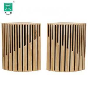 Tiange Sound Proof Wall Buffer Diffuser Corner Wooden Sound Absorbing Bass Traps Acoustic Panels for Recording Studio