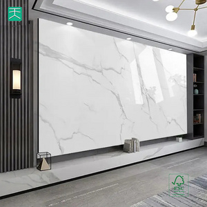 Tiange Waterproof Pvc Plastic 4X8 Uv Marble Sheet Pvc Marble Sheet Uv Board For Decoration