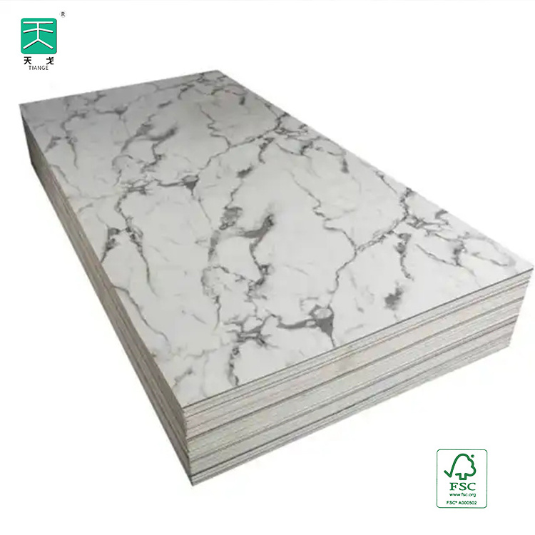 TianGe interior Uv Panel 1220*2440Mm Pvc Marble Sheet Extrusion Machine Uv Film Board Or Decoration