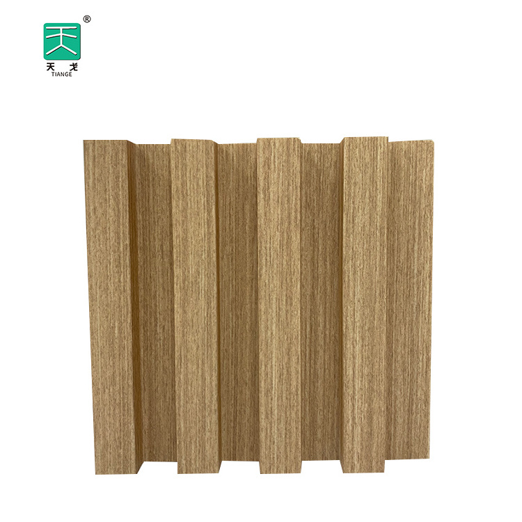 TianGe Vertical Wooden 3D Wall Decorated Slat Wood Panels For Indoor Decoration