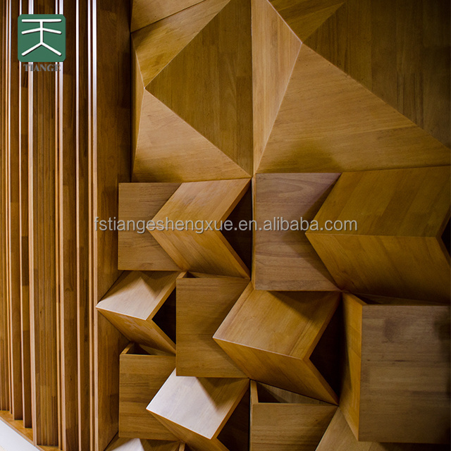 3D Acoustic Wall Wooden Sound Diffuser