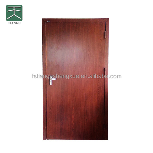 TianGe Factory 40~45dB Insulation effect interior soundproof wood and steel sound proof door for studio