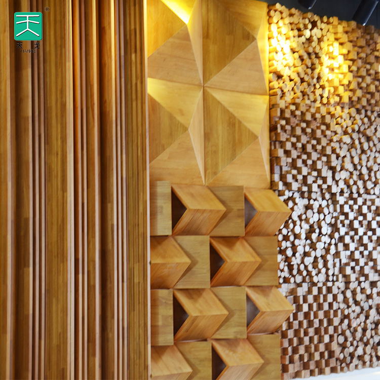 3D Acoustic Wall Wooden Sound Diffuser