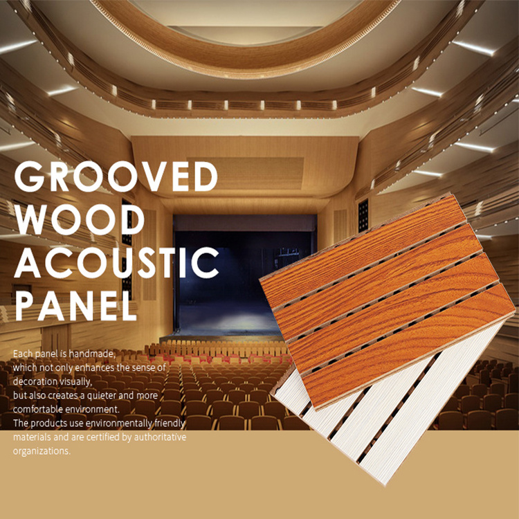 Tiange wooden sound-absorbing ceiling and wall acoustic 3d model design sound proof wall mdf soundproofing wood panels