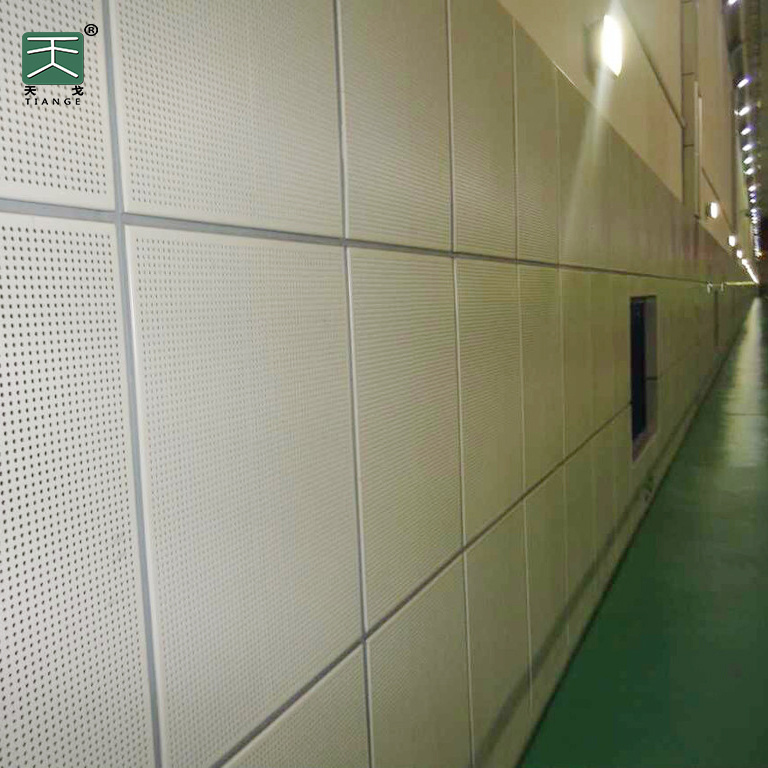 TianGe Factory 600x600 aluminum veneer profile sheets Clip Acoustic 60x60 aluminum ceiling tiles