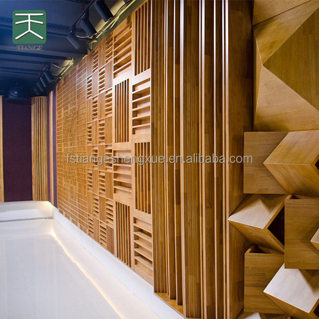 3D Acoustic Wall Wooden Sound Diffuser