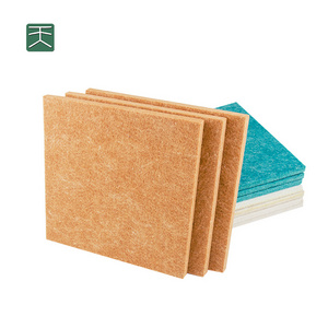 TianGe Pet 9/12Mm boards 48x20 self adhesive office sound absorbing proofing felt tiles acoustic panels For Music Studio