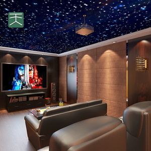 TianGe home theater decoration sound absorbing heat fabric wrapped acoustical isolation soundproofing panels for walls