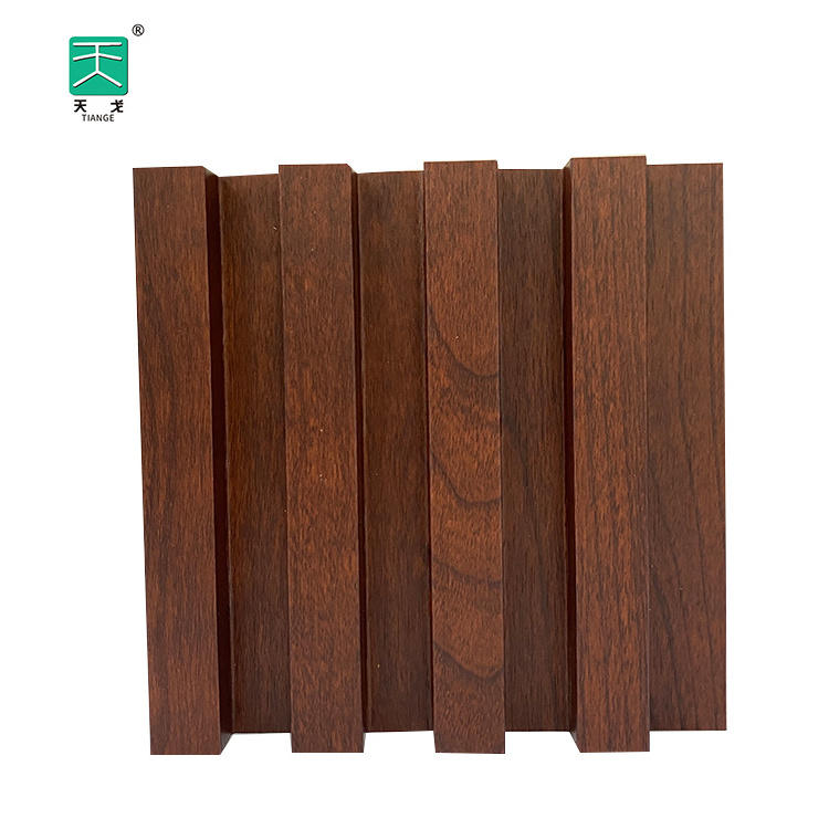 TianGe Vertical Wooden 3D Wall Decorated Slat Wood Panels For Indoor Decoration