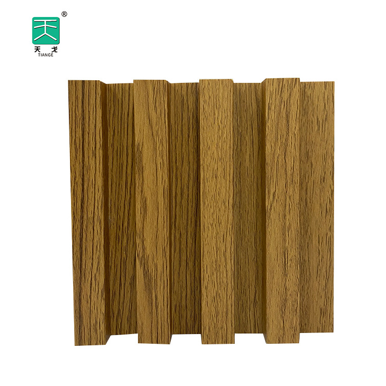 TianGe Vertical Wooden 3D Wall Decorated Slat Wood Panels For Indoor Decoration