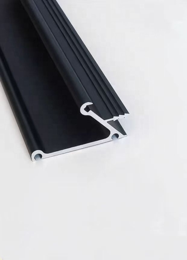 Aluminum Profile Furniture Handle Concealed Edge Pulls V Shape Cabinet Handle