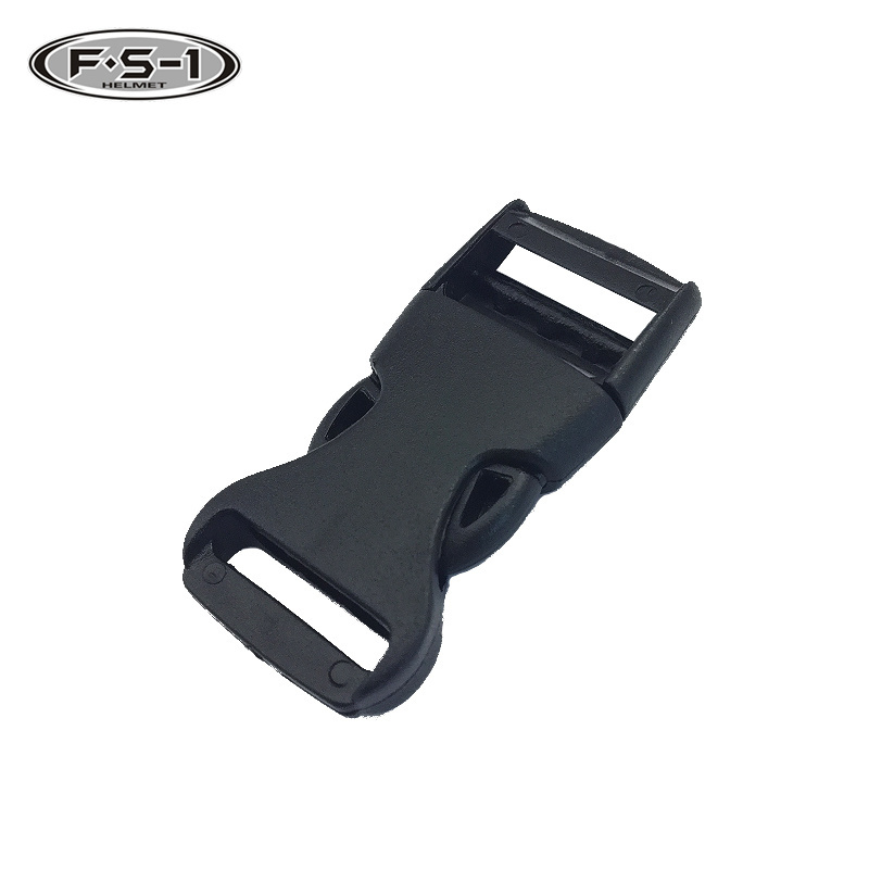 Factory directly sales price bicycle helmet accessories buckle plastic material quick release safety buckle for helmet