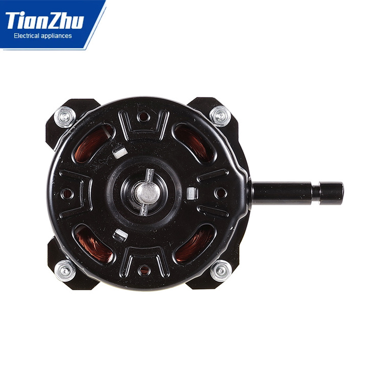 Tianzhu Factory's High Quality Black Aluminum Table Fan Motor Long Lifetime AC 220V Electrophoresis Casing Electric Fan Parts