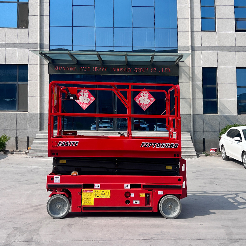 Self-Propelled Manlift 6m 8m 12m 14 M 16 M High Platform Hydraulic Electric Lifting Scaffold Scissor Lift