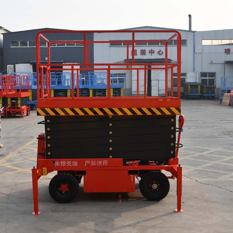 FASITE Hydraulic 4-18m Electric Scaffolding Man Lift Mobile Scissor lift Portable Aerial Work Platform for Sale