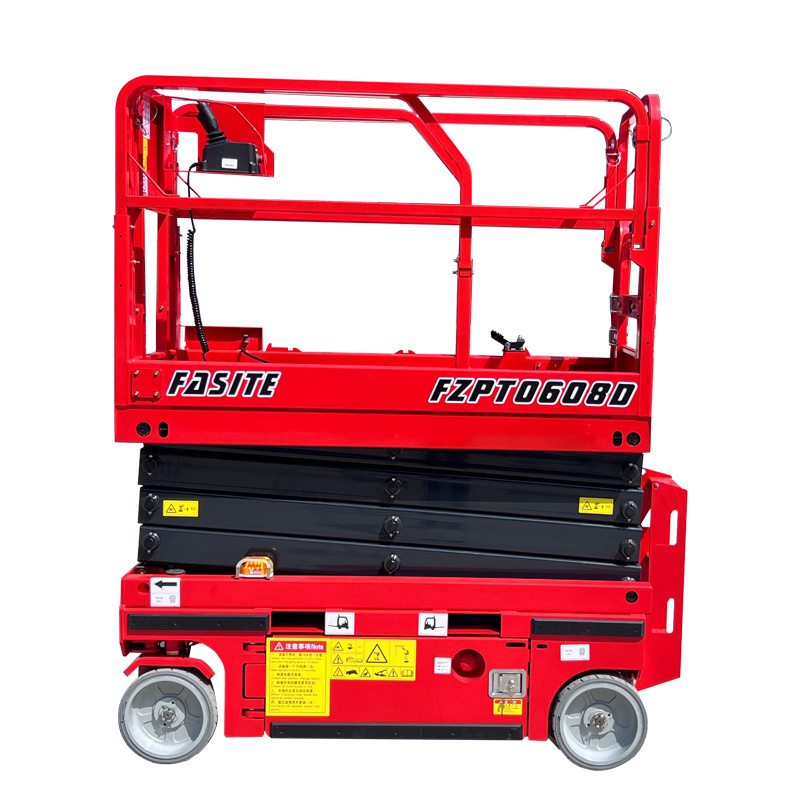 High quality hydraulic scissor lift platform 230kg self-propelled 6m 8m electric mini scissor lift