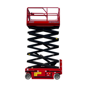 FASITE 12m Self Propelled Scissor Lift Elevator Battery Power Hydraulic Automatic Scaffolding