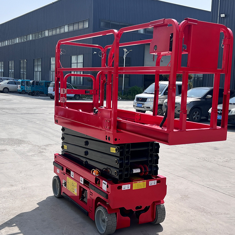 High quality hydraulic scissor lift platform 230kg self-propelled 6m 8m electric mini scissor lift