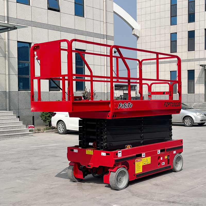 Self-Propelled Manlift 6m 8m 12m 14 M 16 M High Platform Hydraulic Electric Lifting Scaffold Scissor Lift