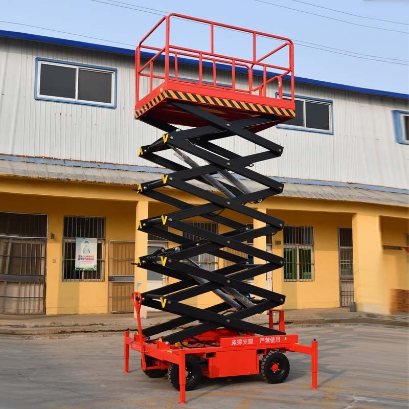 FASITE Hydraulic 4-18m Electric Scaffolding Man Lift Mobile Scissor lift Portable Aerial Work Platform for Sale