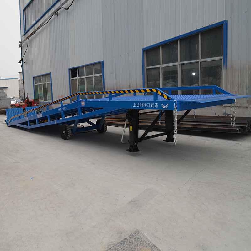 Factory 8T outlet mobile loading dock yard ramp container unloading ramp