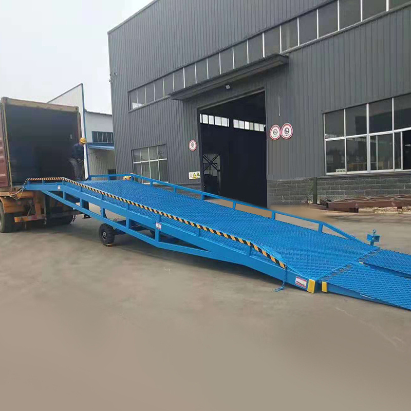 Factory 8T outlet mobile loading dock yard ramp container unloading ramp