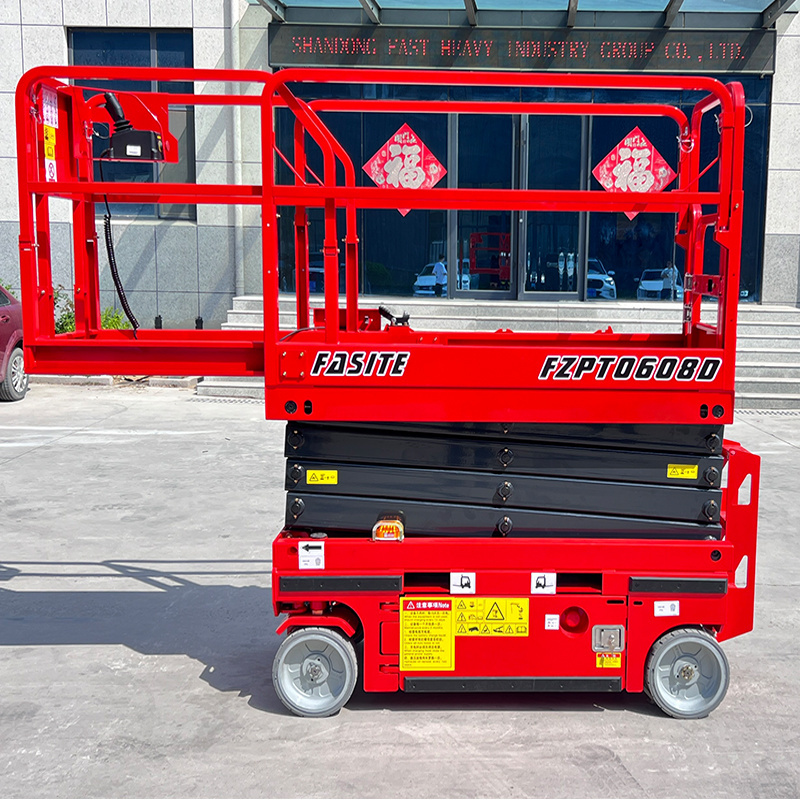 High quality hydraulic scissor lift platform 230kg self-propelled 6m 8m electric mini scissor lift