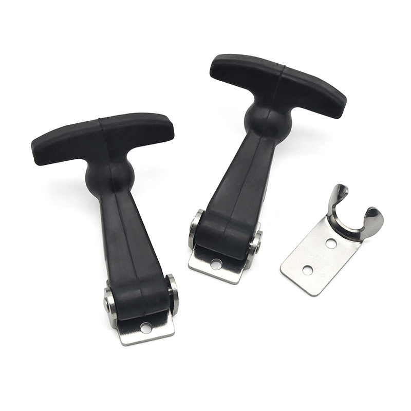 XK709 High Quality T-shaped Rubber Hasp Latch for Hood