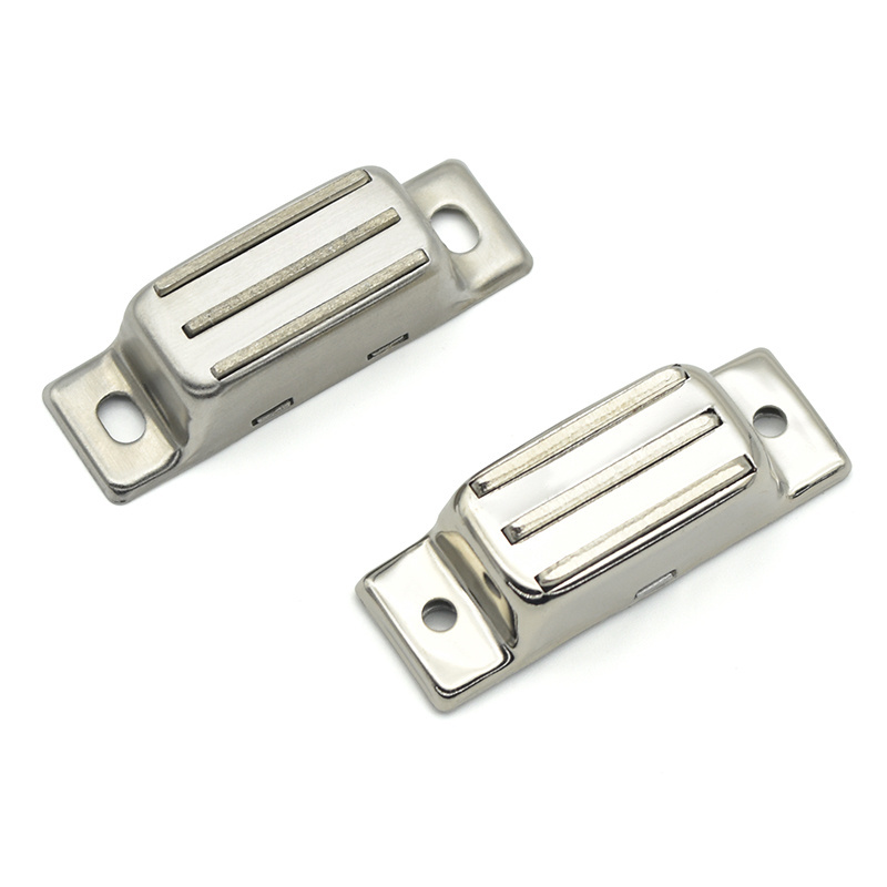 XK808 Stainless Steel Magnetic Door Catch  Heavy Duty Magnet Latch Cabinet Catches for Cabinets Shutter Closet Furniture Door