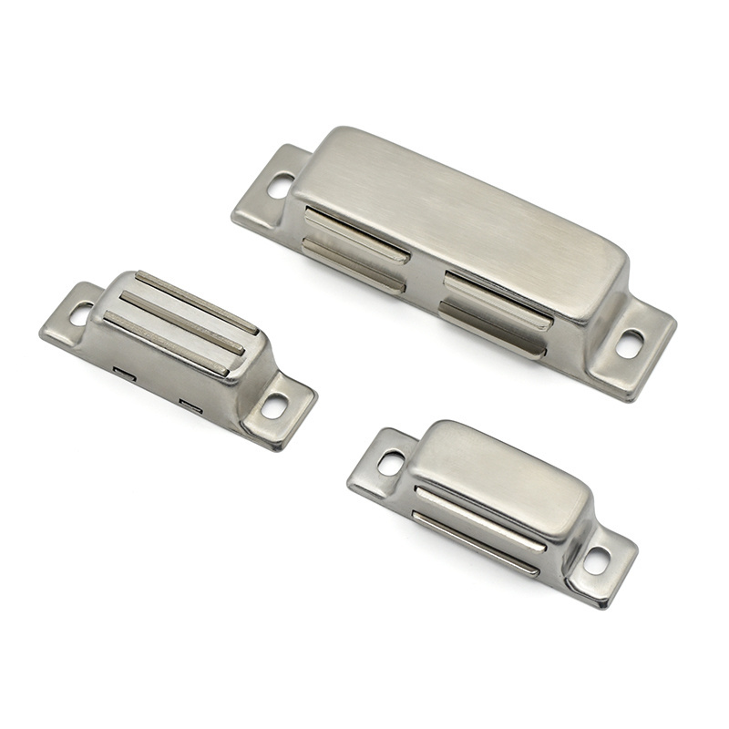 XK808 Stainless Steel Magnetic Door Catch  Heavy Duty Magnet Latch Cabinet Catches for Cabinets Shutter Closet Furniture Door