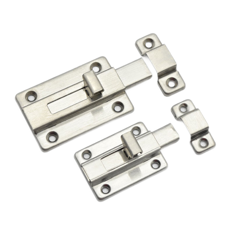 XK1002 Stainless Steel Door Latch Barrel Bolt Latch Hasp Stapler Gate Lock Safety Easy To Install For Bathroom Washroom