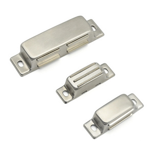 XK809 Extra Strong 201 Stainless Steel Door Stopper Catch Magnetic Door Latch cabinet magnetic buckle