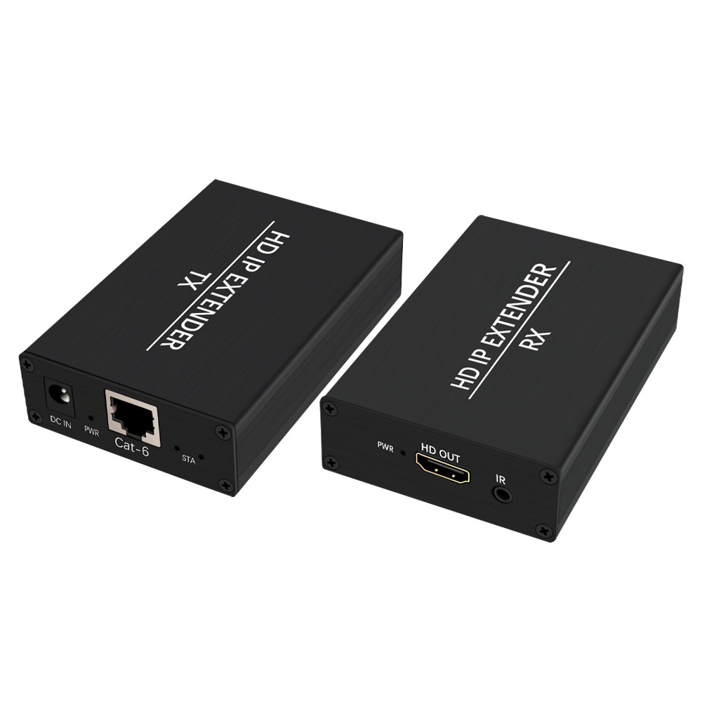 HDMI 200m extender can pass the IP switch one to more with infrared extension function for high bandwidth and high clarity