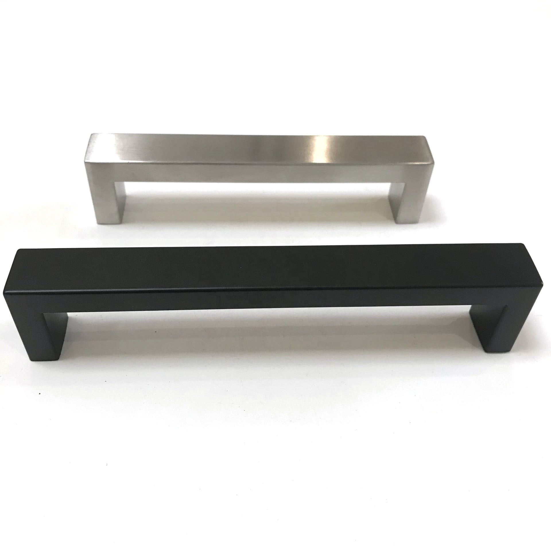 Handle Cabinet Drawer Brushed Satin Nickel Kitchen Cupboard Pull Handle Black Stainless Steel  10x20mm Square handles and knobs