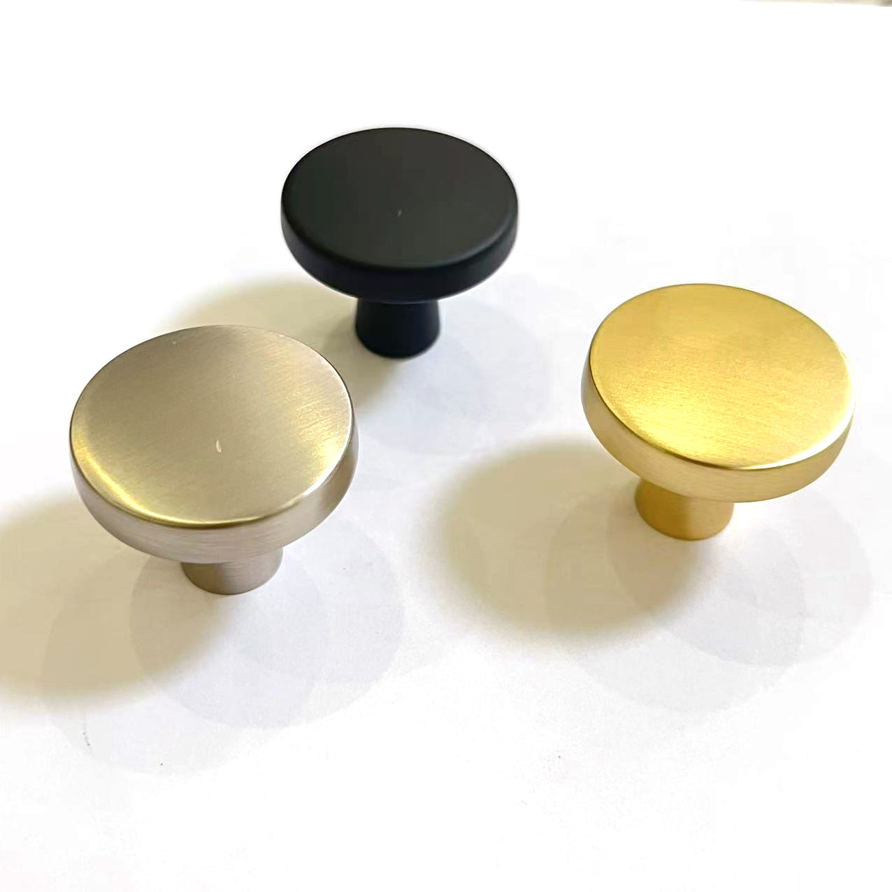 Gold Cabinet Knobs Black Kitchen Handles Zinc Alloy Colorful Furniture Knobs for Kids Room 32mm Cupboard Door Pulls Hardware