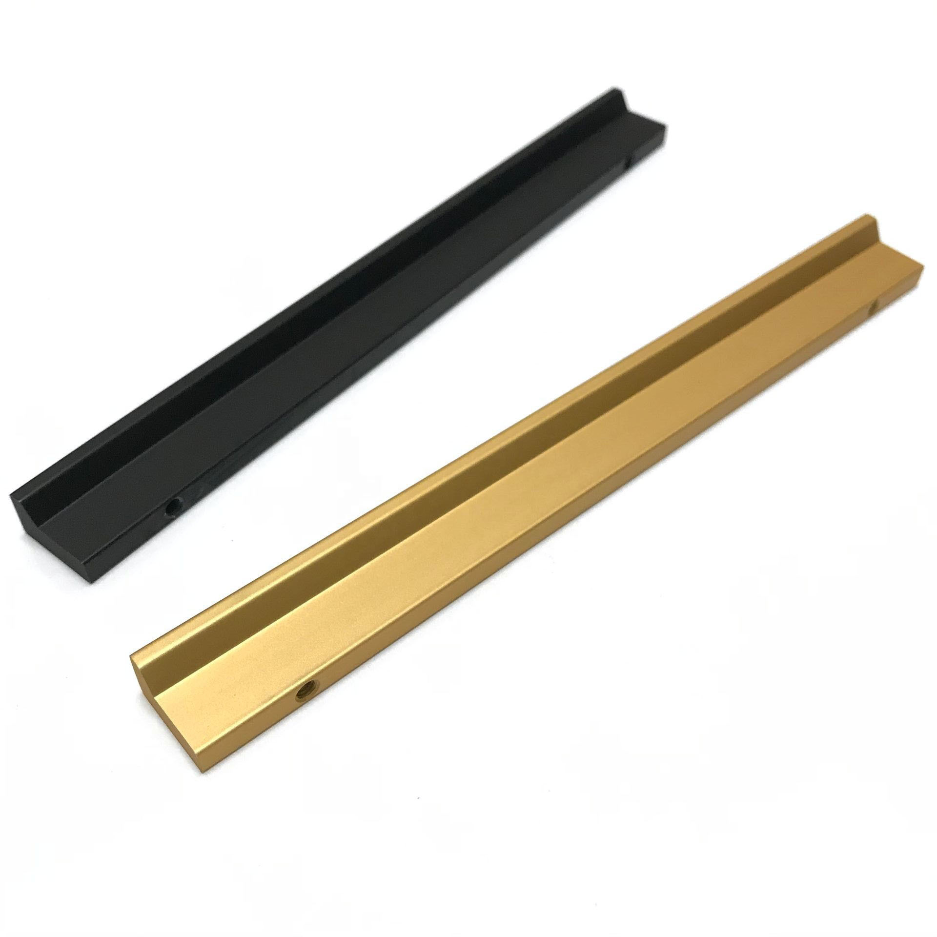 TOMU Cabinet Handles Gold Cabinet Drawer Solid Aluminum Profile American Modern Simple Black Wardrobe Door Cabinet Hardware