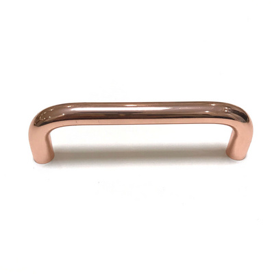 Aluminum Alloy Oval Drawer Cabinet Door Handle Rose Gold Silver Handle U-shaped Industrial Equipment Machine Tool Handle