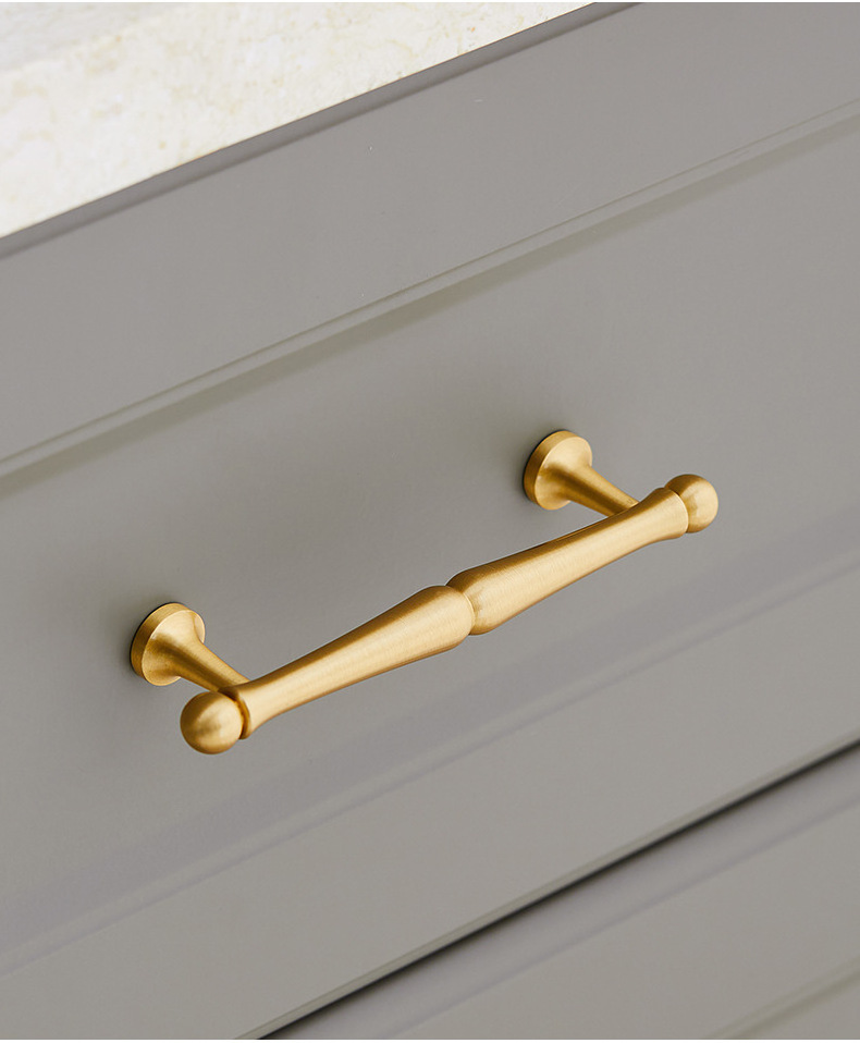 Cabinet Pull Drawer Handle Zinc Alloy Modern Hardware for Kitchen and Bathroom Kitchen Drawer Handle Furniture Door Knob