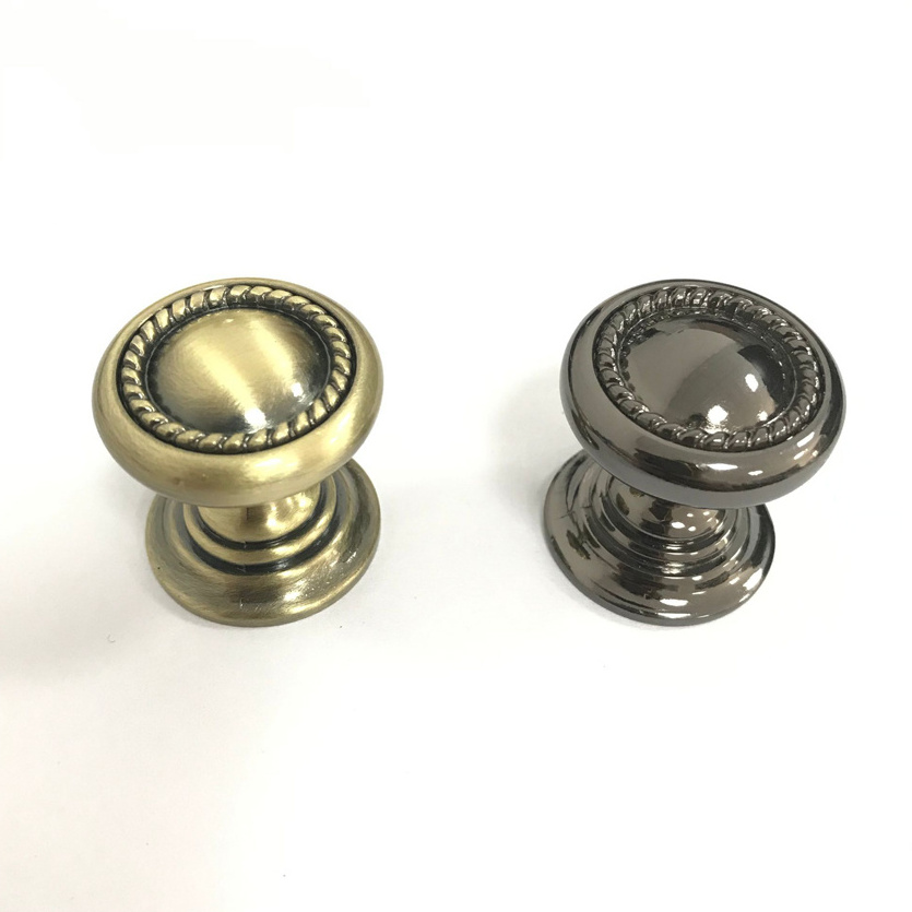 Drawer Handles Pull Solid Zinc Bronze Handles Furniture Modern Door Knob for Cabinet Knob Drawer Wholesale Furniture Hardware